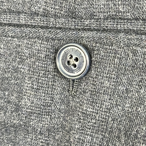 ETRO Spackled Flannel Gridded Pressed Seam Trousers - Picture 5 of 9